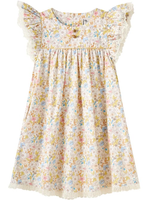 Robe Cérémonie  Fleurie Liberty   APPOLINE - La Faute à Voltaire - Kiabi
