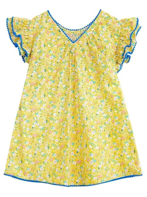 Robe Cérémonie Fleurie    Manches Papillons  BUTTERFLY - La Faute à Voltaire - Kiabi