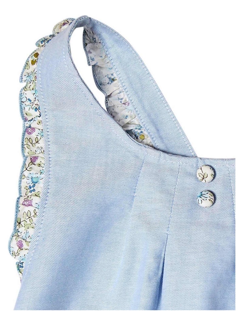 Robe Cérémonie    Liberty  ANAIS - La Faute à Voltaire Bleu clair - Kiabi