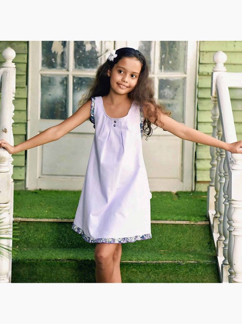 Robe Cérémonie  Mauve Liberty  ANAIS - La Faute à Voltaire - Kiabi