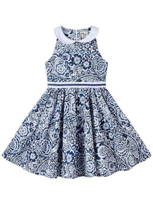 Robe Cérémonie   Qui Tourne  Fleurie   HEPBURN - La Faute à Voltaire - Kiabi