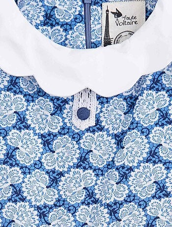 Robe Cérémonie qui Tourne Fleurie HEPBURN - La Faute à Voltaire