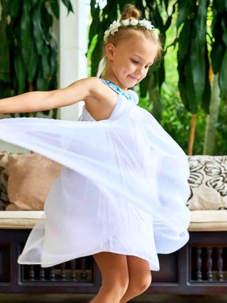 Robe Cérémonie   Voile  Fleurs    ALIZEE - La Faute à Voltaire