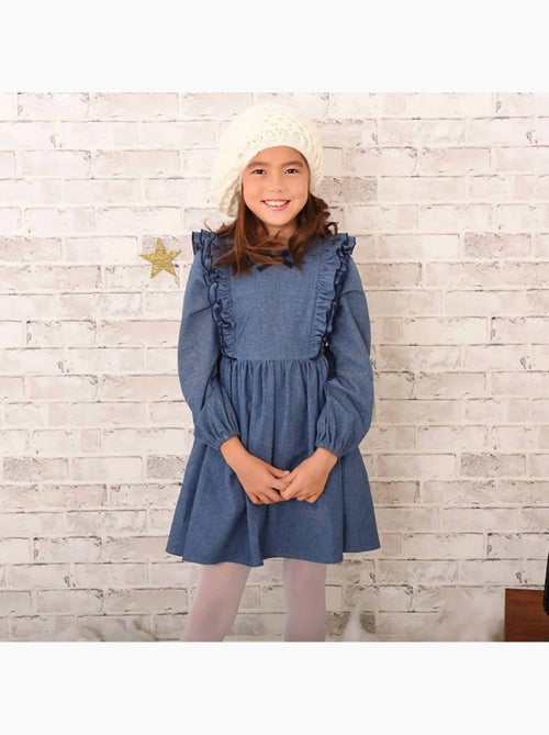 Robe Chambray   à Volants  APPOLINE - La Faute à Voltaire - Kiabi