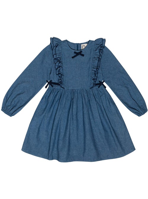 Robe Chambray   à Volants  APPOLINE - La Faute à Voltaire - Kiabi