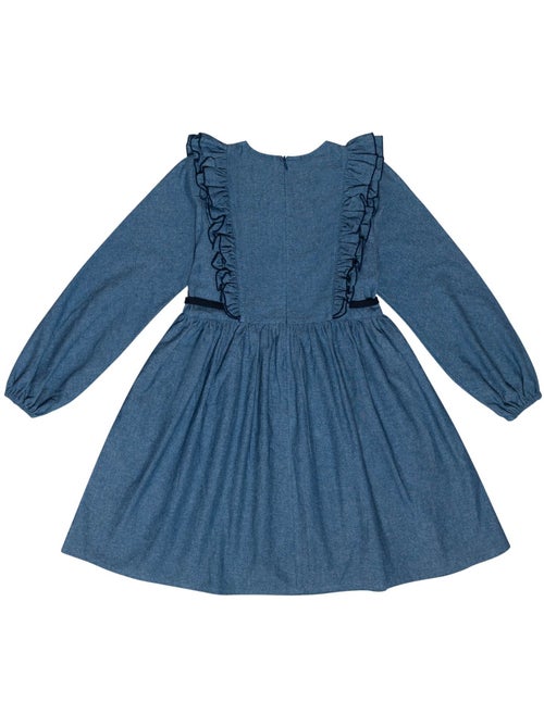 Robe Chambray   à Volants  APPOLINE - La Faute à Voltaire - Kiabi