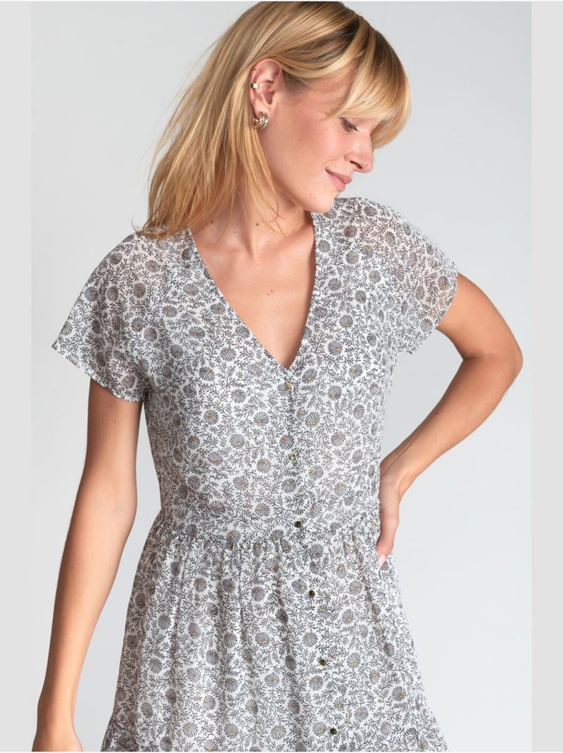 Robe CHARDON droite 'Le Temps Des Cerises' Noir - Kiabi