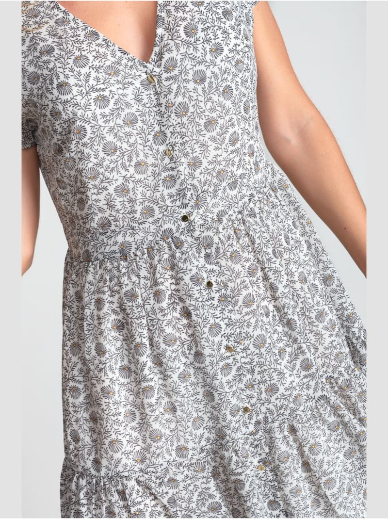 Robe CHARDON droite 'Le Temps Des Cerises' Noir - Kiabi