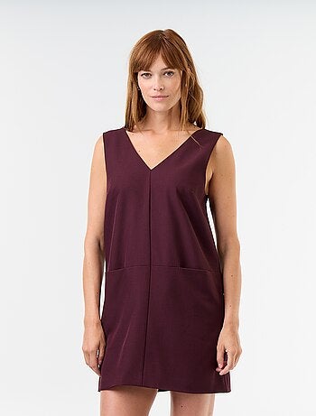 Robe chasuble avec encolure V