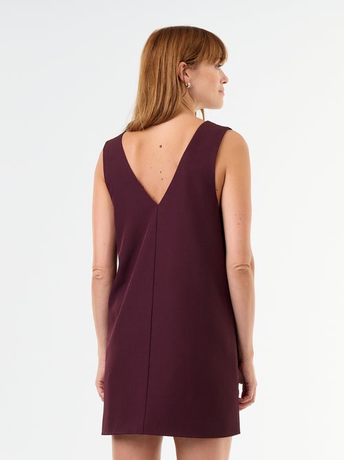 Robe chasuble avec encolure V - Kiabi Robe chasuble avec encolure V - Kiabi