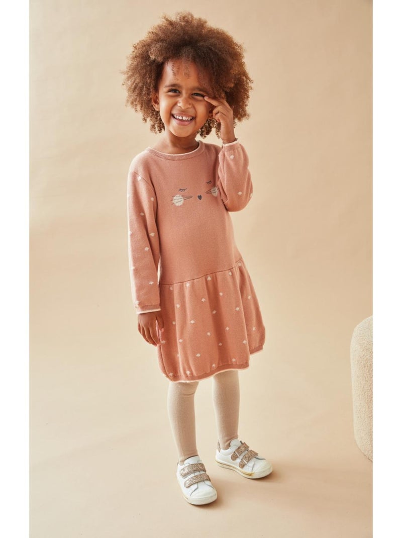 Robe chat tricot, foncé Noukie's Rose - Kiabi
