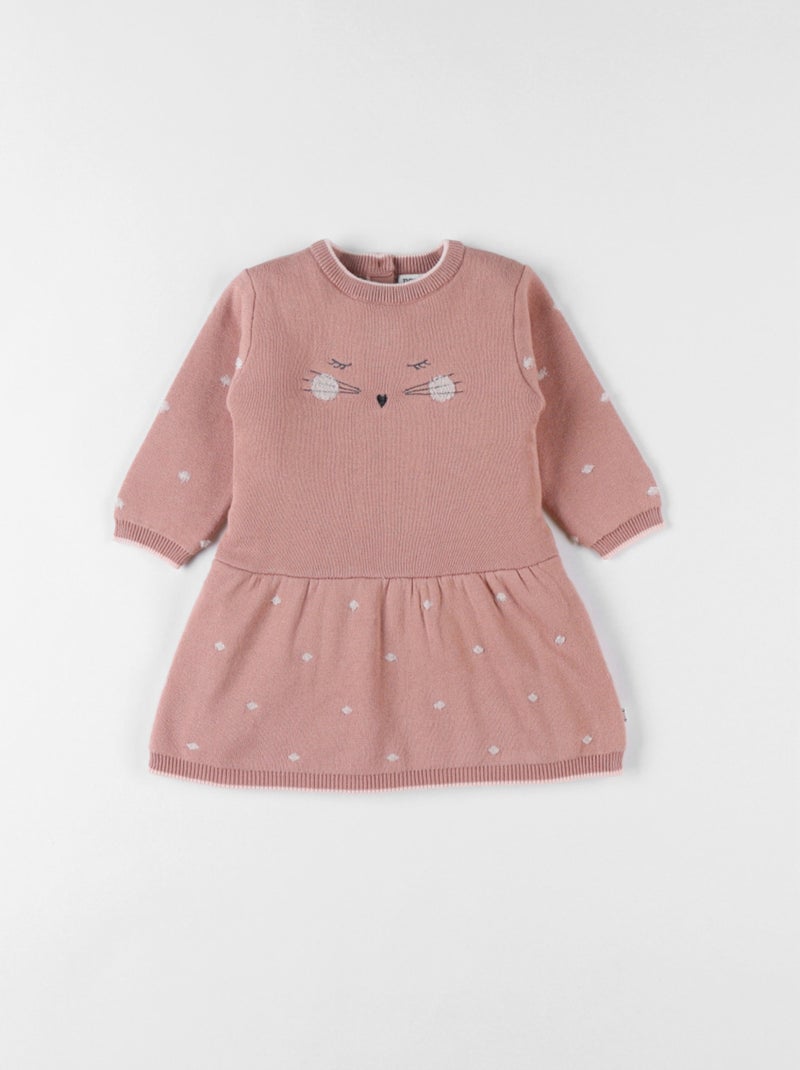 Robe chat tricot, foncé Noukie's Rose - Kiabi