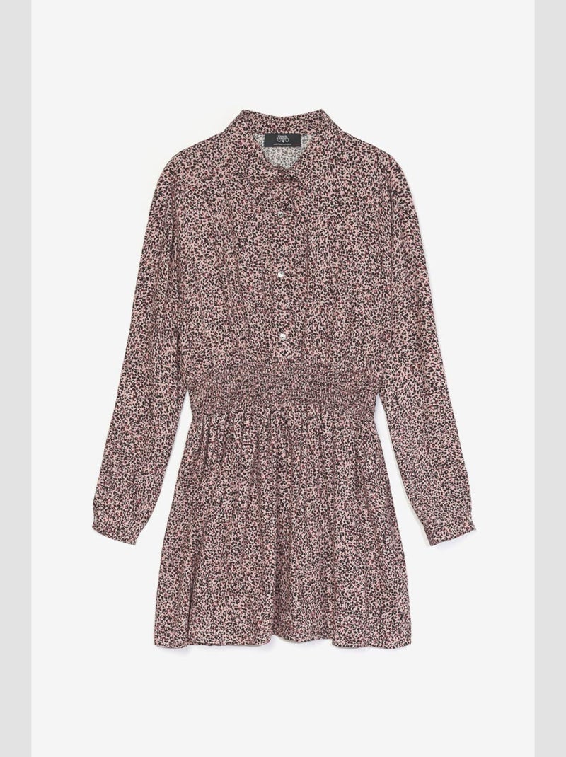Robe CHELSEAG evasée, patineuse 'Le Temps Des Cerises' Rose - Kiabi