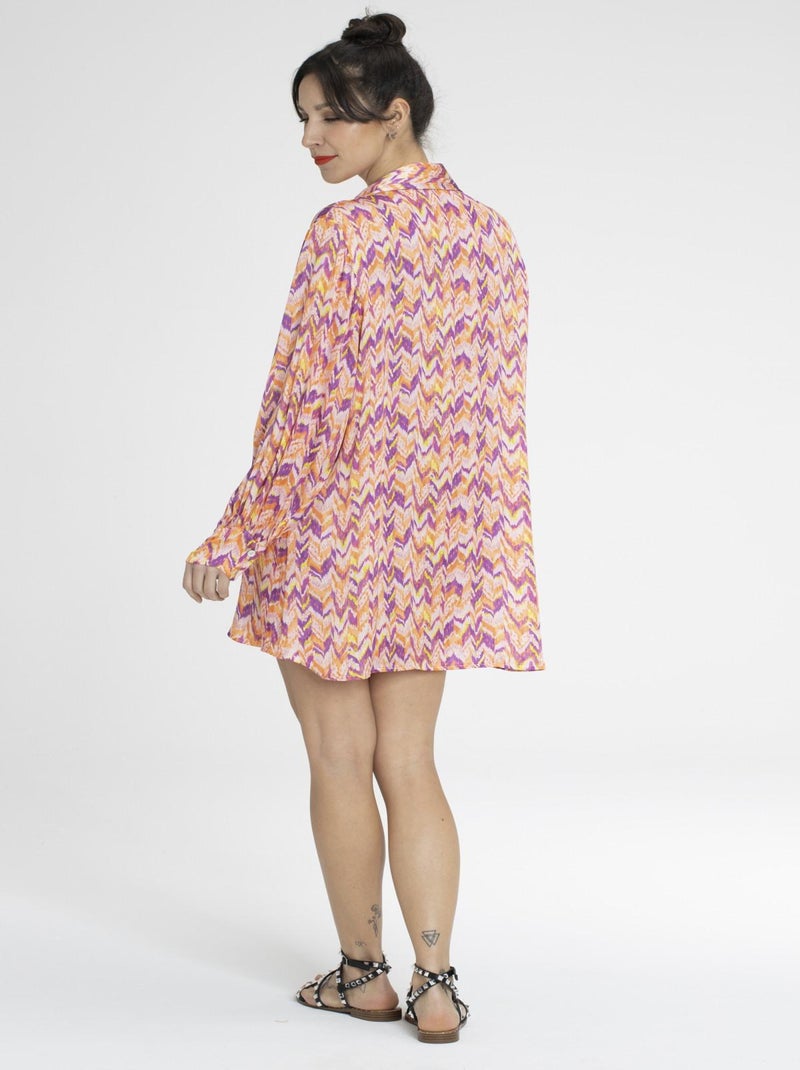 Robe CHELSY Orange Robes chemise Orange - Kiabi