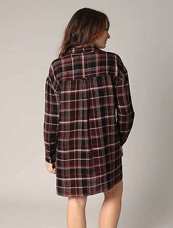 Robe chemise à carreaux
'Deeluxe'