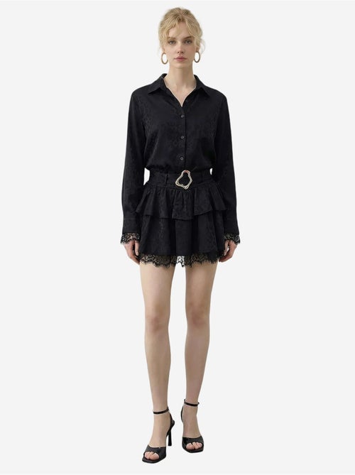 Robe-chemise à imprimé léopard avec ceinture lucci - Kiabi Robe-chemise à imprimé léopard avec ceinture lucci - Kiabi