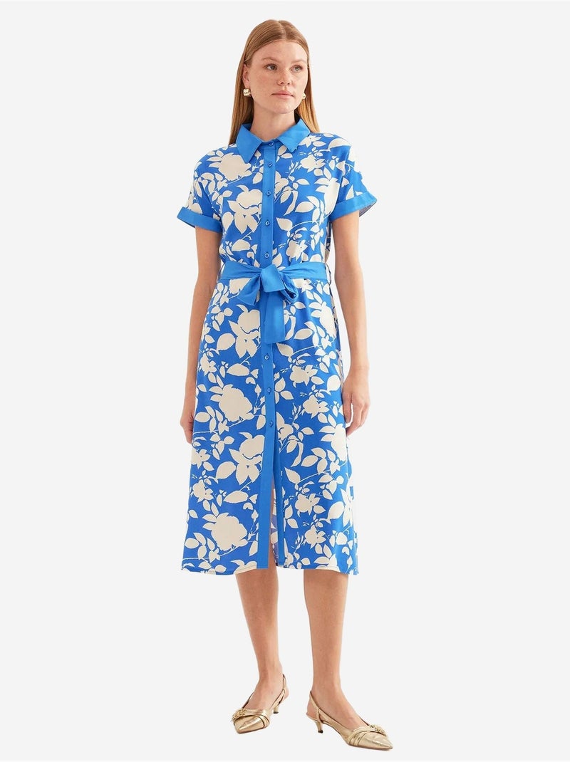 Robe chemise à motifs bdart Bleu clair - Kiabi