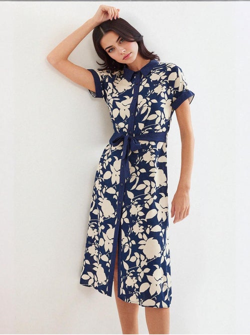 Robe chemise à motifs bdart - Kiabi Robe chemise à motifs bdart - Kiabi