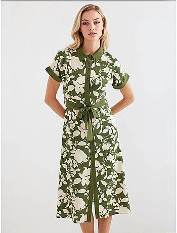 Robe chemise à motifs bdart