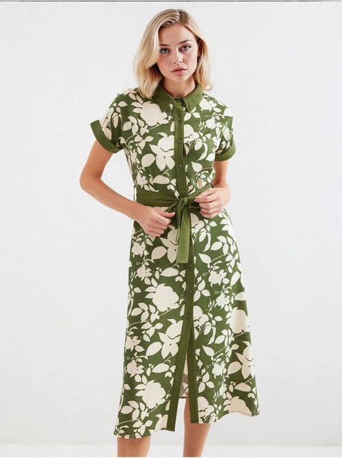 Robe chemise à motifs bdart - Kiabi