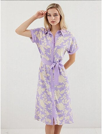 Robe chemise à motifs bdart