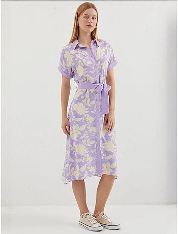 Robe chemise à motifs bdart