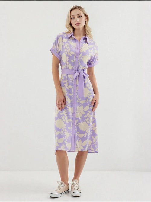 Robe chemise à motifs bdart - Kiabi