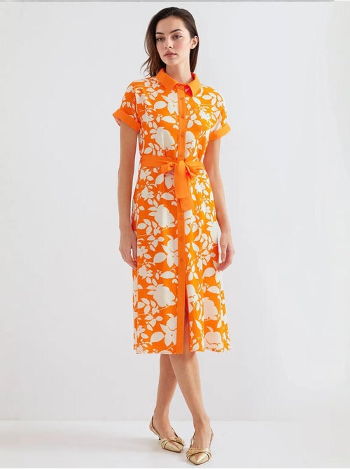 Robe chemise à motifs bdart - Kiabi Robe chemise à motifs bdart - Kiabi