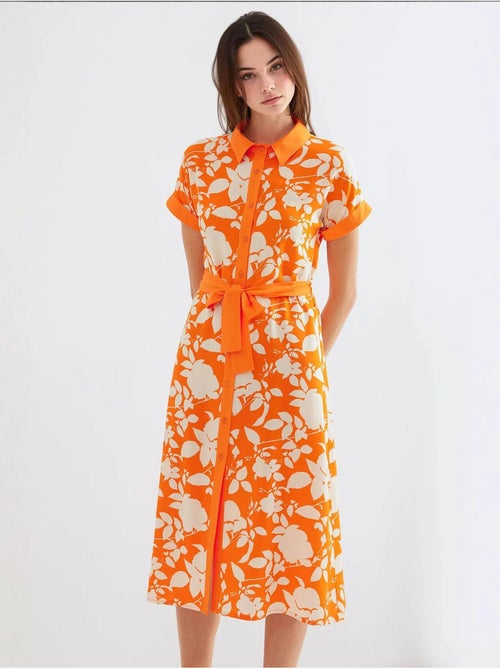 Robe chemise à motifs bdart - Kiabi Robe chemise à motifs bdart - Kiabi