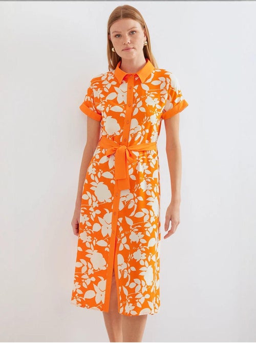 Robe chemise à motifs bdart - Kiabi Robe chemise à motifs bdart - Kiabi