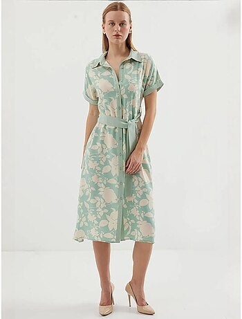 Robe chemise à motifs bdart