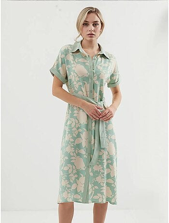 Robe chemise à motifs bdart