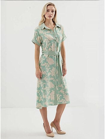 Robe chemise à motifs bdart