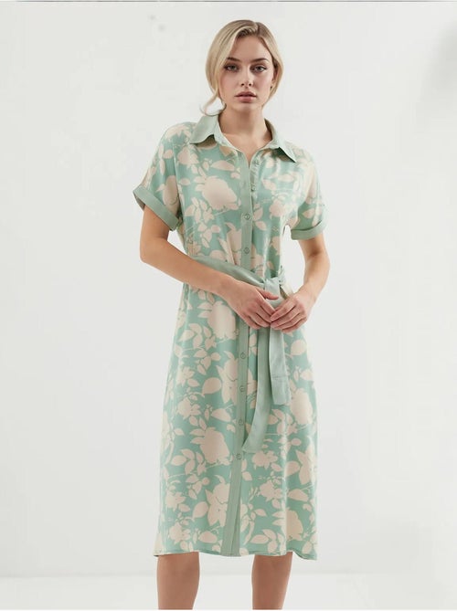 Robe chemise à motifs bdart - Kiabi