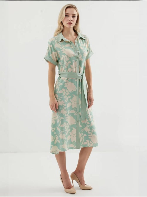 Robe chemise à motifs bdart - Kiabi