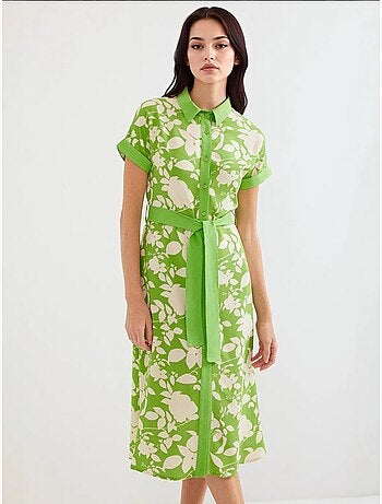 Robe chemise à motifs bdart