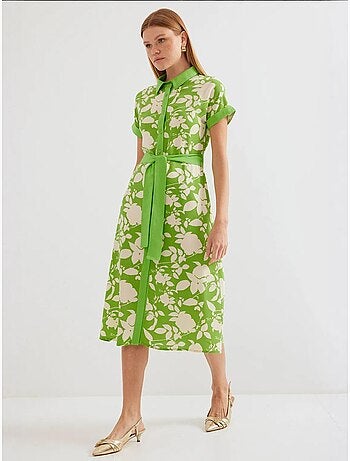Robe chemise à motifs bdart