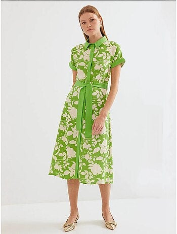 Robe chemise à motifs bdart
