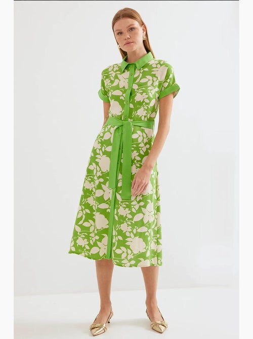 Robe chemise à motifs bdart - Kiabi Robe chemise à motifs bdart - Kiabi