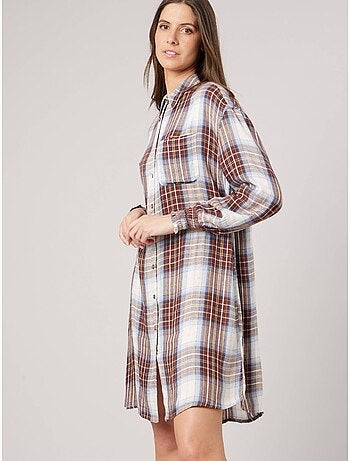 Robe chemise ample femme 'deeluxe'