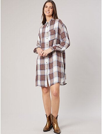 Robe chemise ample femme 'deeluxe'