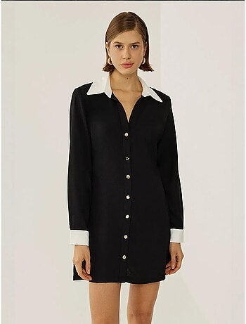 Robe chemise boutonnée