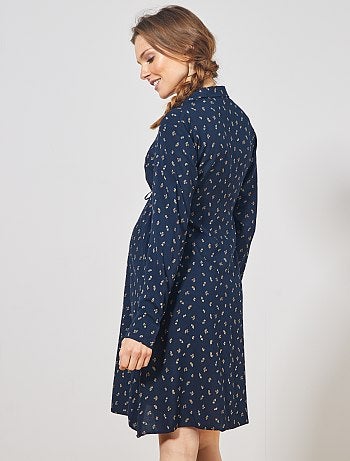 Robe chemise de maternité - Kiabi