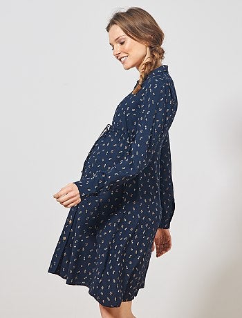 Robe chemise de maternité - Kiabi