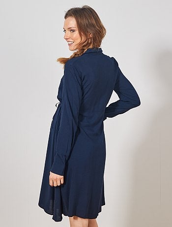 Robe chemise de maternité - Kiabi