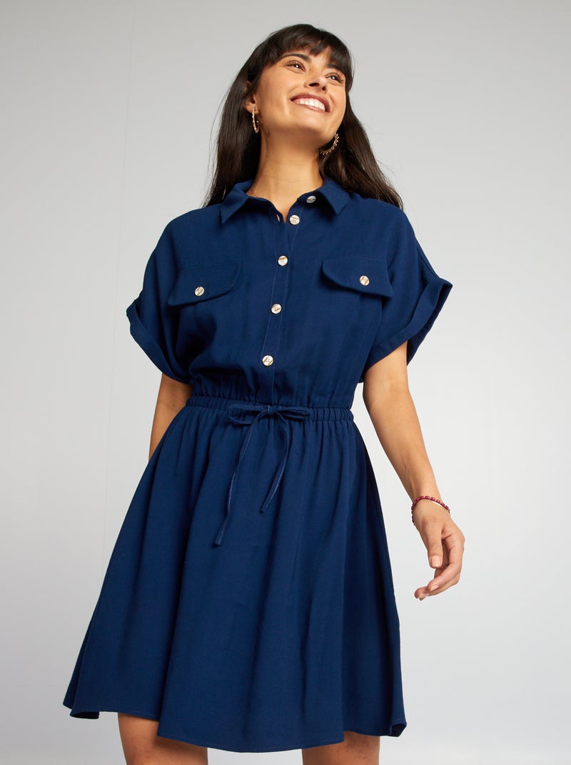 Robe Chemise Bleue - Maison Scotch - Taille 2 (36/38) - Neuve Avec étiquettes