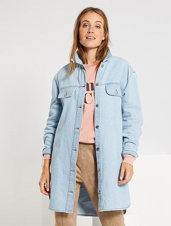 Robe chemise en denim