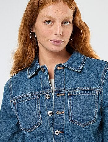 Robe chemise en denim