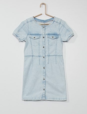 Robe chemise en denim