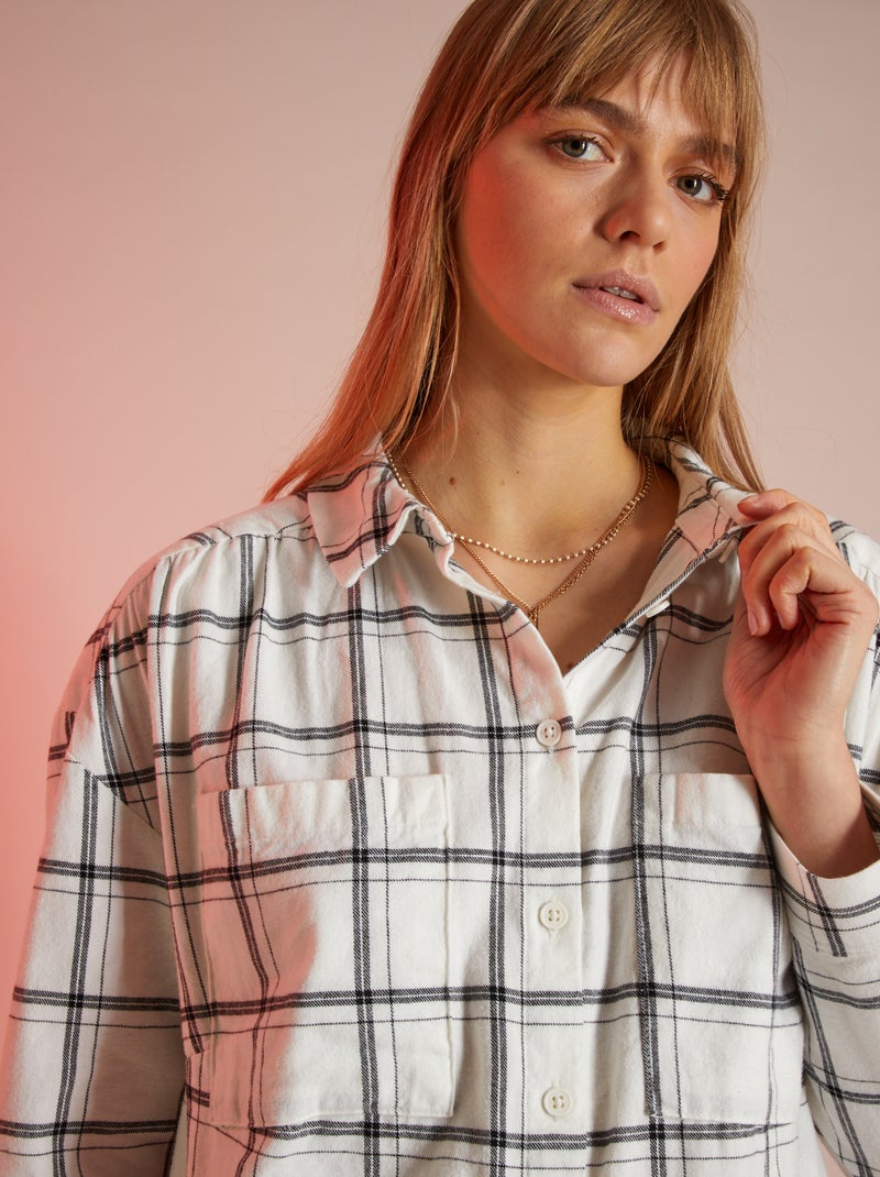Robe Chemise En Flanelle Grande Taille Ingram - Fabriqué En Italie - Taille L, Neuve Avec étiquettes